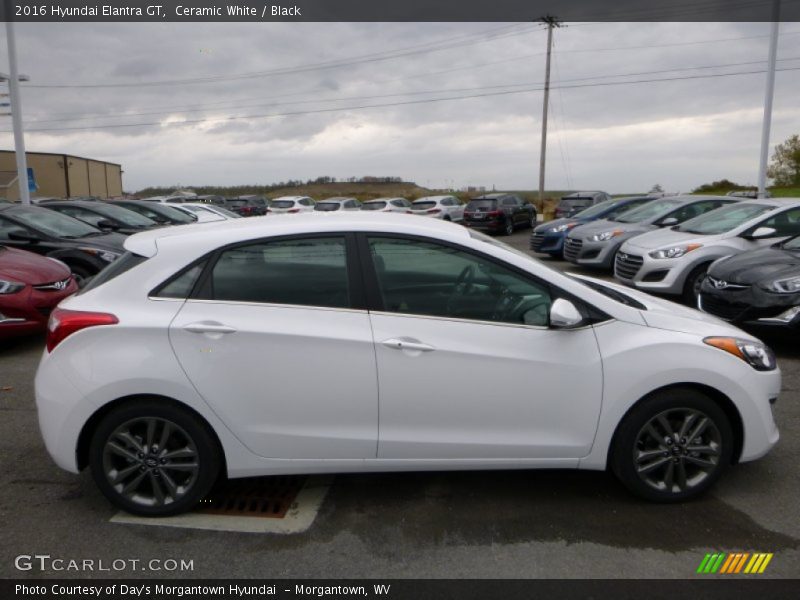 Ceramic White / Black 2016 Hyundai Elantra GT