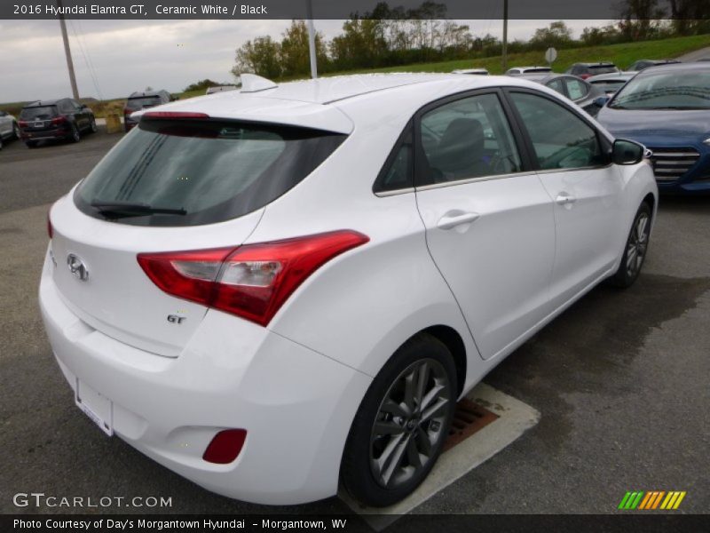 Ceramic White / Black 2016 Hyundai Elantra GT
