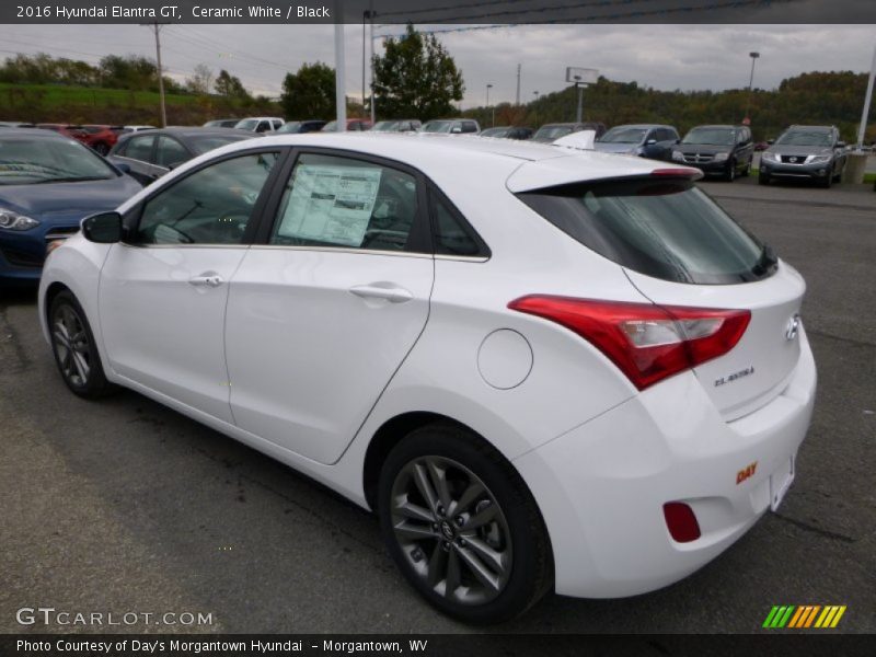 Ceramic White / Black 2016 Hyundai Elantra GT