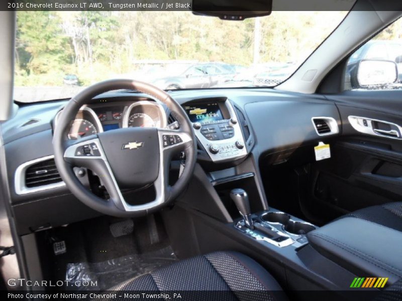 Tungsten Metallic / Jet Black 2016 Chevrolet Equinox LT AWD
