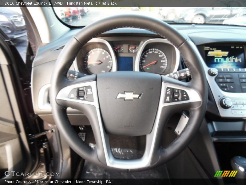 Tungsten Metallic / Jet Black 2016 Chevrolet Equinox LT AWD