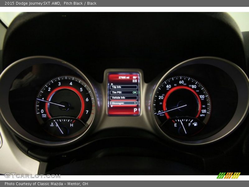 Pitch Black / Black 2015 Dodge Journey SXT AWD