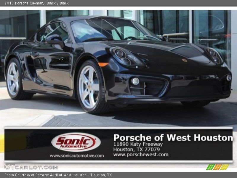 Black / Black 2015 Porsche Cayman