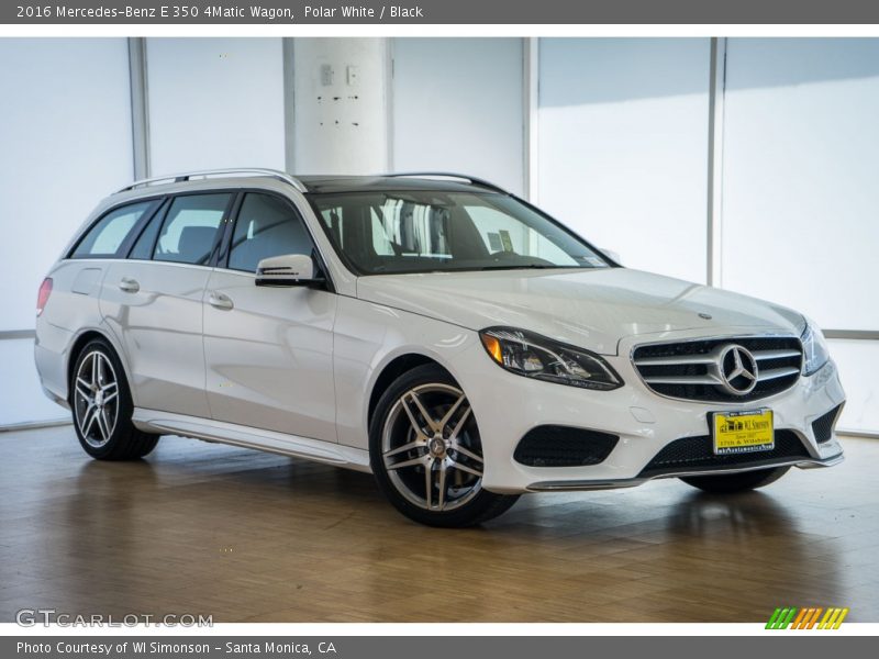 Polar White / Black 2016 Mercedes-Benz E 350 4Matic Wagon