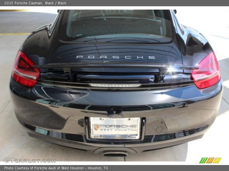 Black / Black 2015 Porsche Cayman