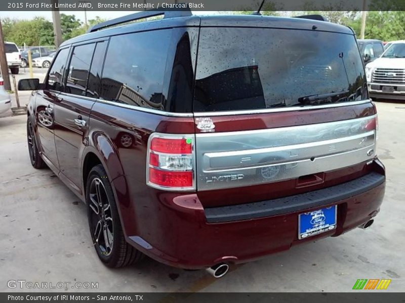 Bronze Fire Metallic / Charcoal Black 2015 Ford Flex Limited AWD