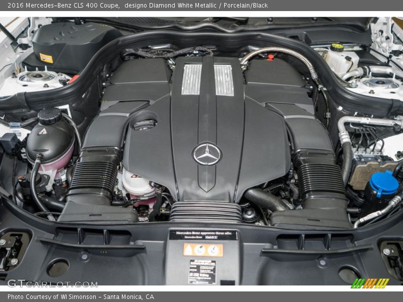  2016 CLS 400 Coupe Engine - 3.0 Liter DI Twin-Turbocharged DOHC 24-Valve VVT V6