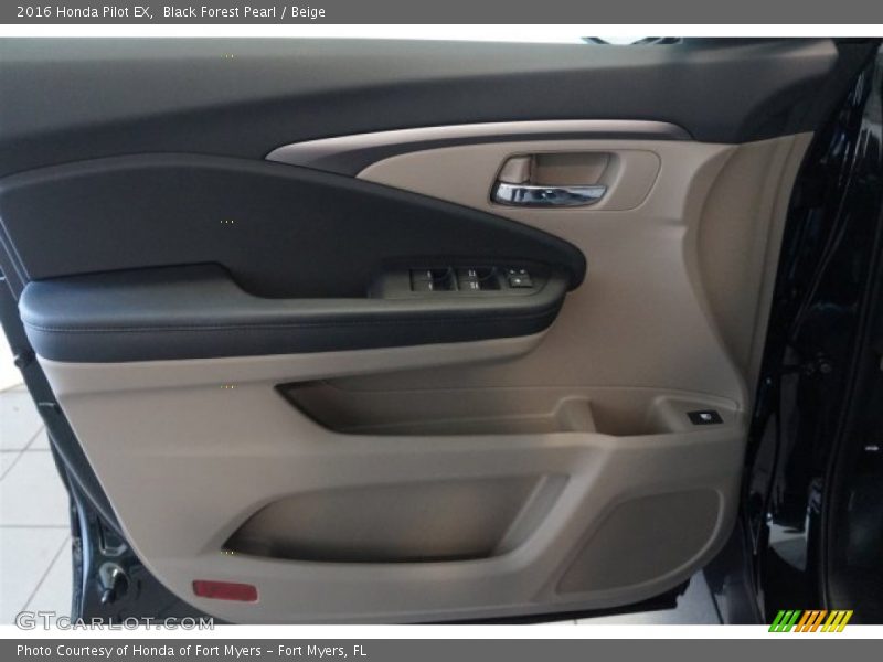 Black Forest Pearl / Beige 2016 Honda Pilot EX
