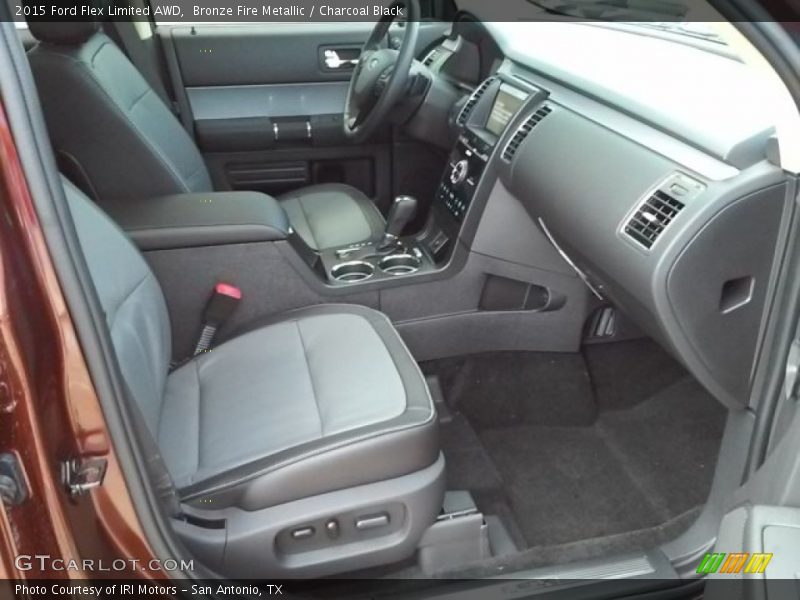 Bronze Fire Metallic / Charcoal Black 2015 Ford Flex Limited AWD