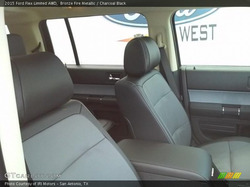 Bronze Fire Metallic / Charcoal Black 2015 Ford Flex Limited AWD