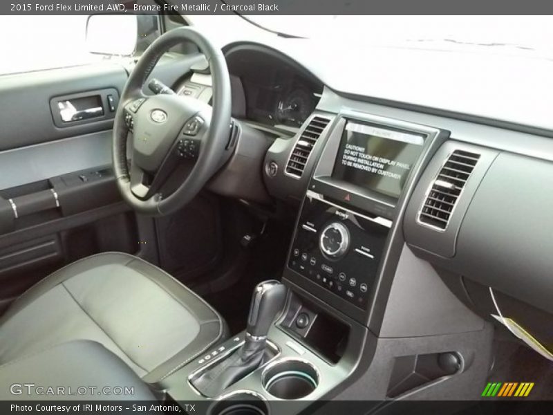 Bronze Fire Metallic / Charcoal Black 2015 Ford Flex Limited AWD