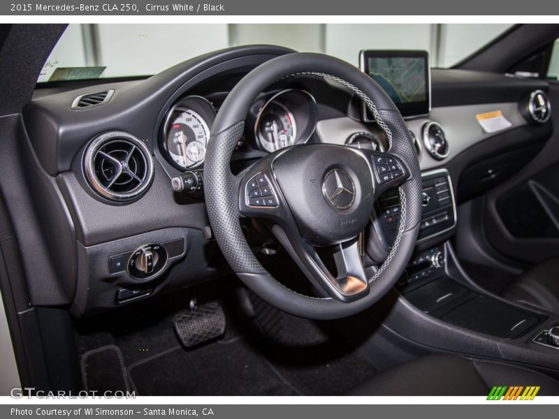 Cirrus White / Black 2015 Mercedes-Benz CLA 250