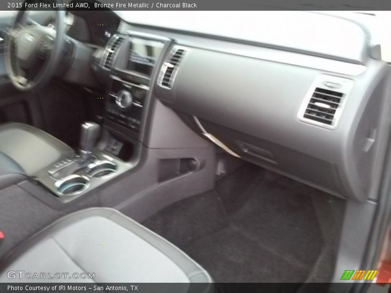 Bronze Fire Metallic / Charcoal Black 2015 Ford Flex Limited AWD