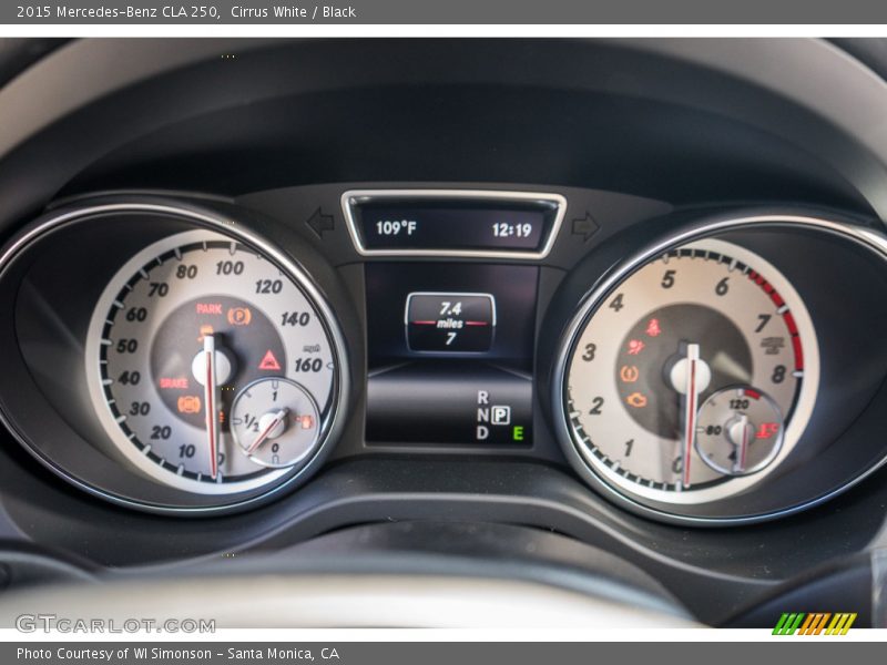 Cirrus White / Black 2015 Mercedes-Benz CLA 250