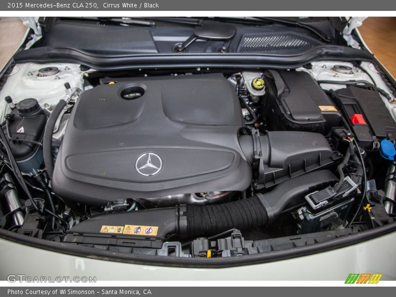 Cirrus White / Black 2015 Mercedes-Benz CLA 250
