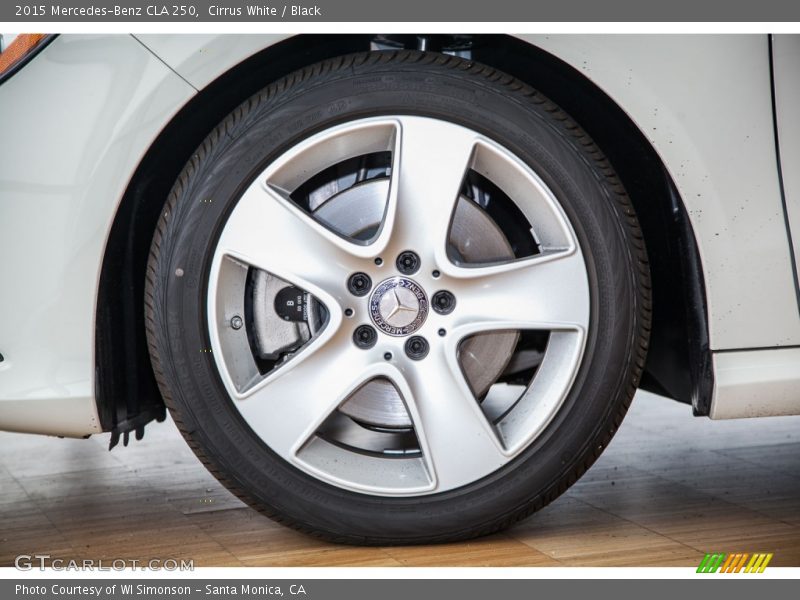 Cirrus White / Black 2015 Mercedes-Benz CLA 250