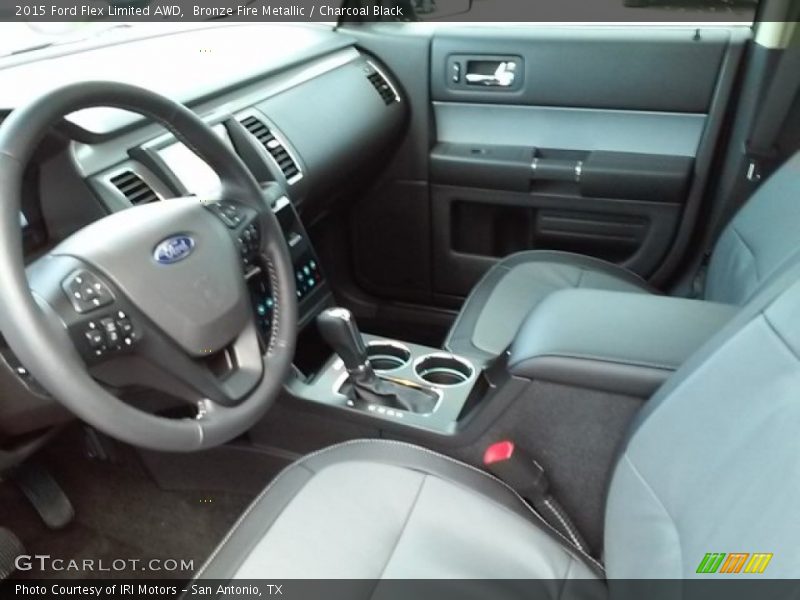 Bronze Fire Metallic / Charcoal Black 2015 Ford Flex Limited AWD