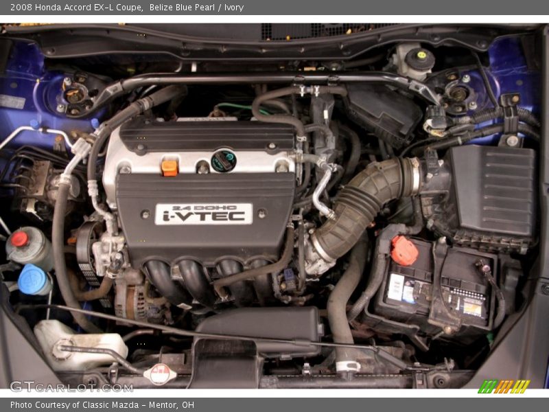  2008 Accord EX-L Coupe Engine - 2.4 Liter DOHC 16-Valve i-VTEC 4 Cylinder