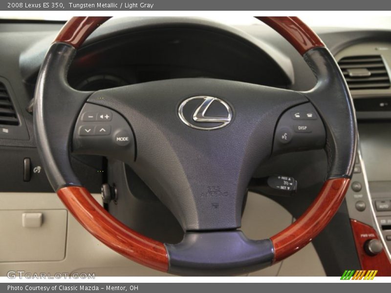 Tungsten Metallic / Light Gray 2008 Lexus ES 350