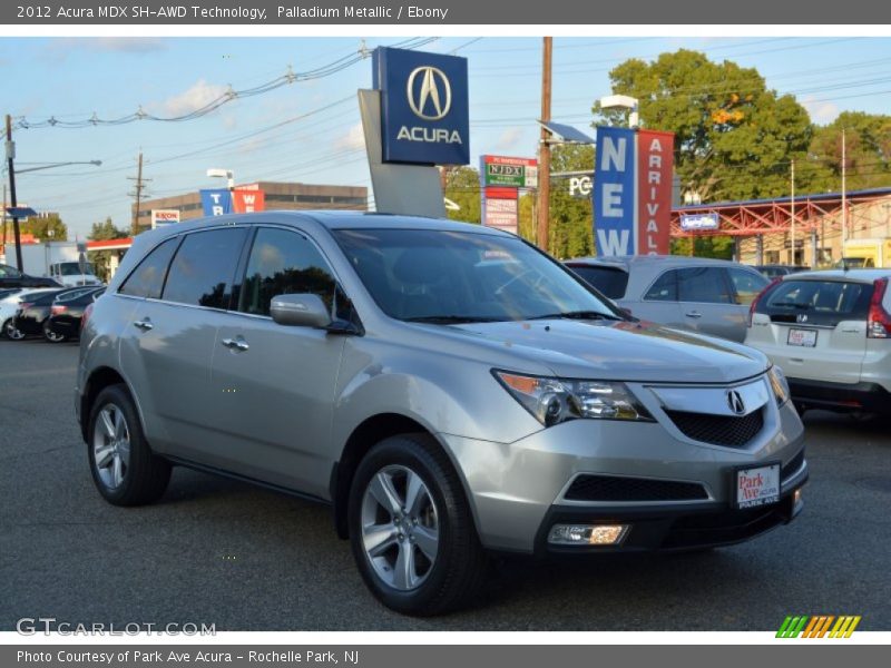 Palladium Metallic / Ebony 2012 Acura MDX SH-AWD Technology