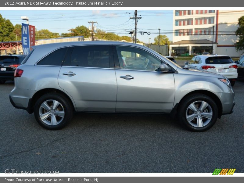 Palladium Metallic / Ebony 2012 Acura MDX SH-AWD Technology