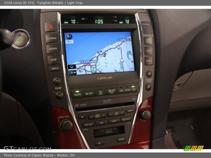 Tungsten Metallic / Light Gray 2008 Lexus ES 350