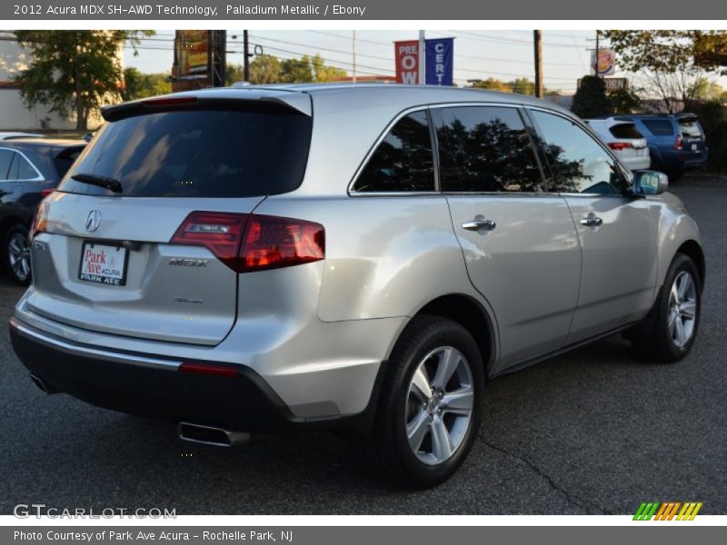 Palladium Metallic / Ebony 2012 Acura MDX SH-AWD Technology