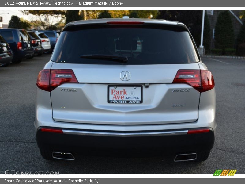 Palladium Metallic / Ebony 2012 Acura MDX SH-AWD Technology