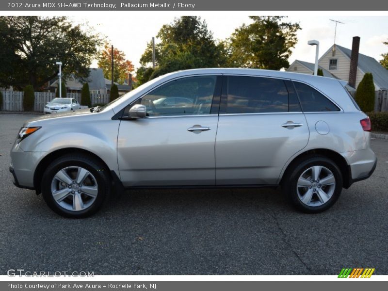 Palladium Metallic / Ebony 2012 Acura MDX SH-AWD Technology