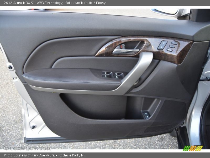 Palladium Metallic / Ebony 2012 Acura MDX SH-AWD Technology