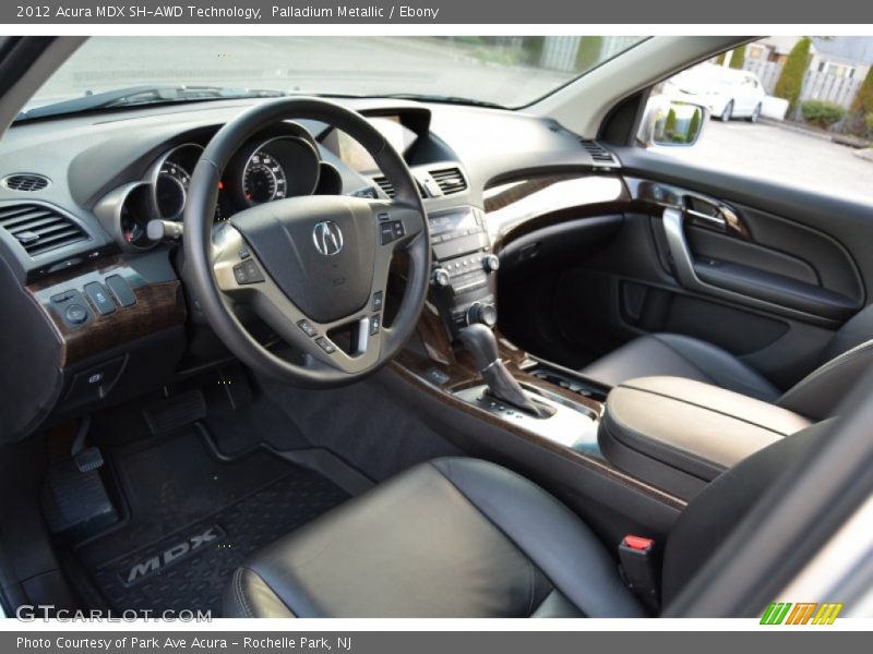 Palladium Metallic / Ebony 2012 Acura MDX SH-AWD Technology