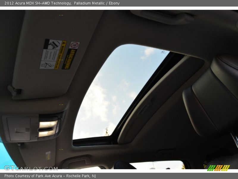 Palladium Metallic / Ebony 2012 Acura MDX SH-AWD Technology