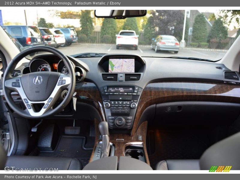 Palladium Metallic / Ebony 2012 Acura MDX SH-AWD Technology