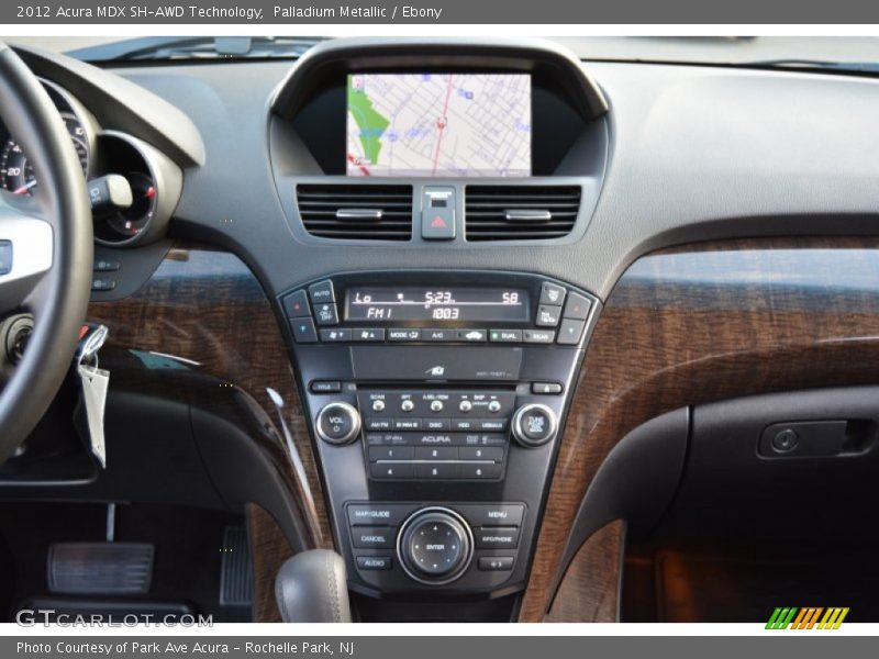 Palladium Metallic / Ebony 2012 Acura MDX SH-AWD Technology