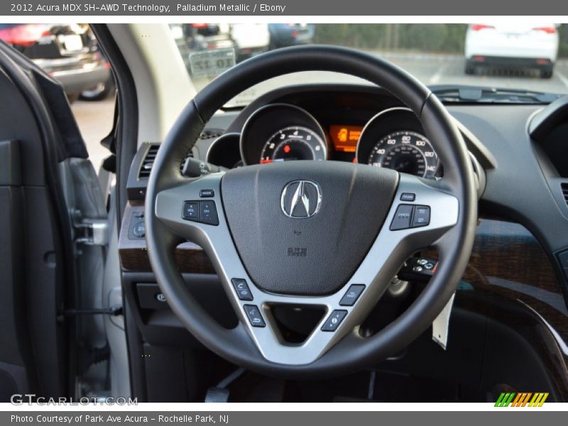 Palladium Metallic / Ebony 2012 Acura MDX SH-AWD Technology