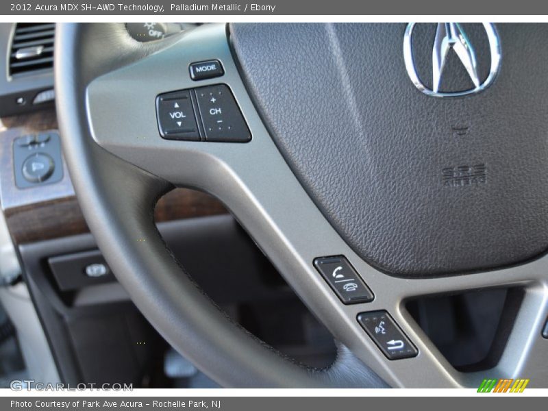 Palladium Metallic / Ebony 2012 Acura MDX SH-AWD Technology