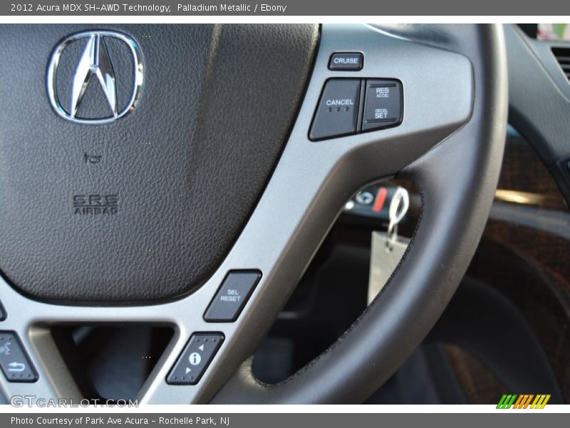Palladium Metallic / Ebony 2012 Acura MDX SH-AWD Technology