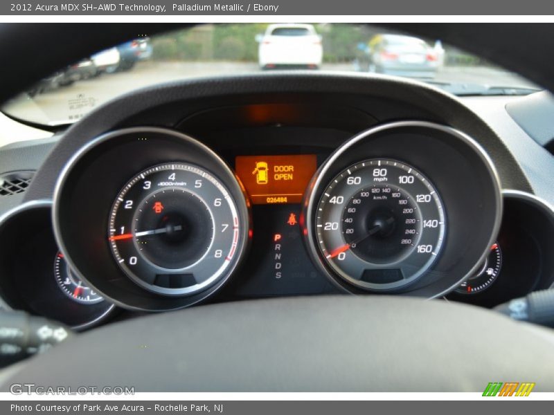 Palladium Metallic / Ebony 2012 Acura MDX SH-AWD Technology