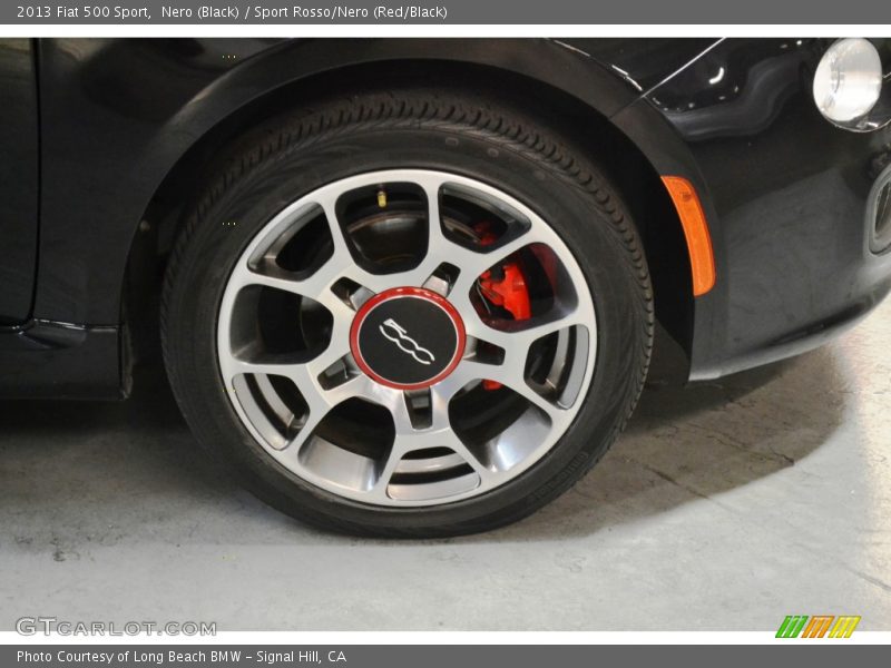 Nero (Black) / Sport Rosso/Nero (Red/Black) 2013 Fiat 500 Sport