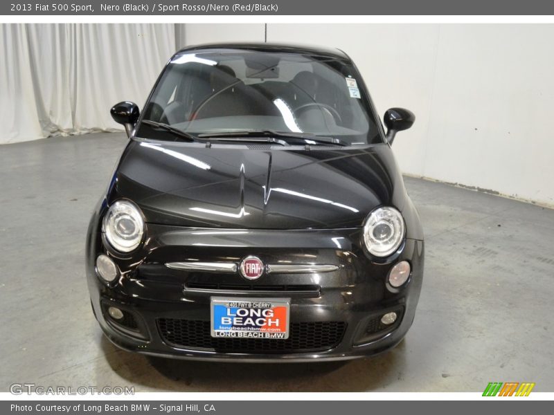 Nero (Black) / Sport Rosso/Nero (Red/Black) 2013 Fiat 500 Sport