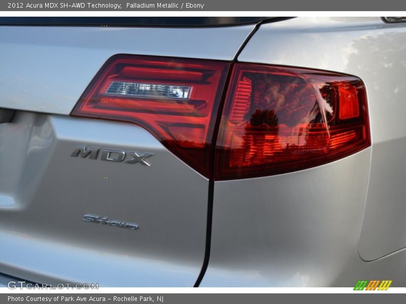 Palladium Metallic / Ebony 2012 Acura MDX SH-AWD Technology