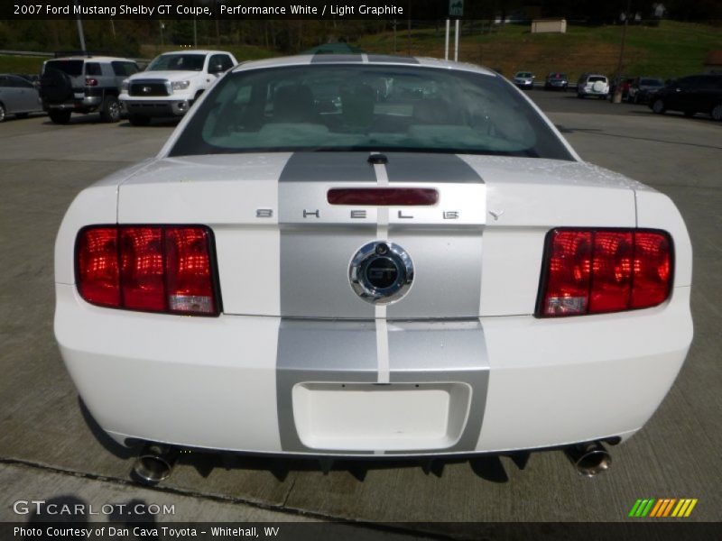 Performance White / Light Graphite 2007 Ford Mustang Shelby GT Coupe