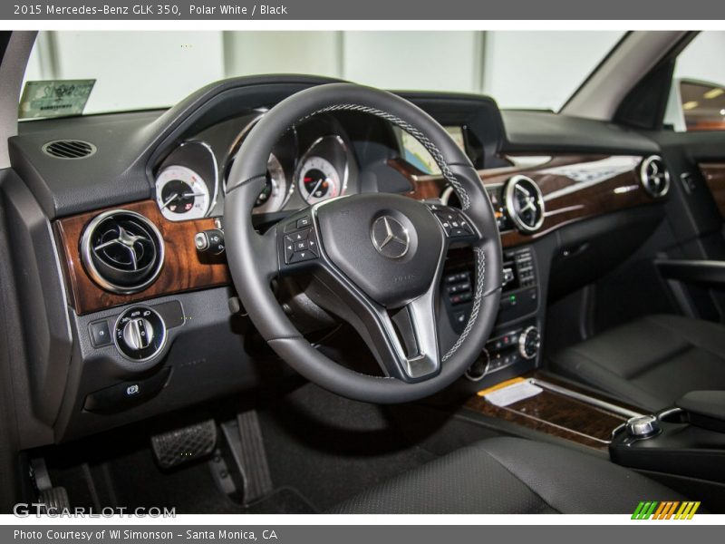 Polar White / Black 2015 Mercedes-Benz GLK 350