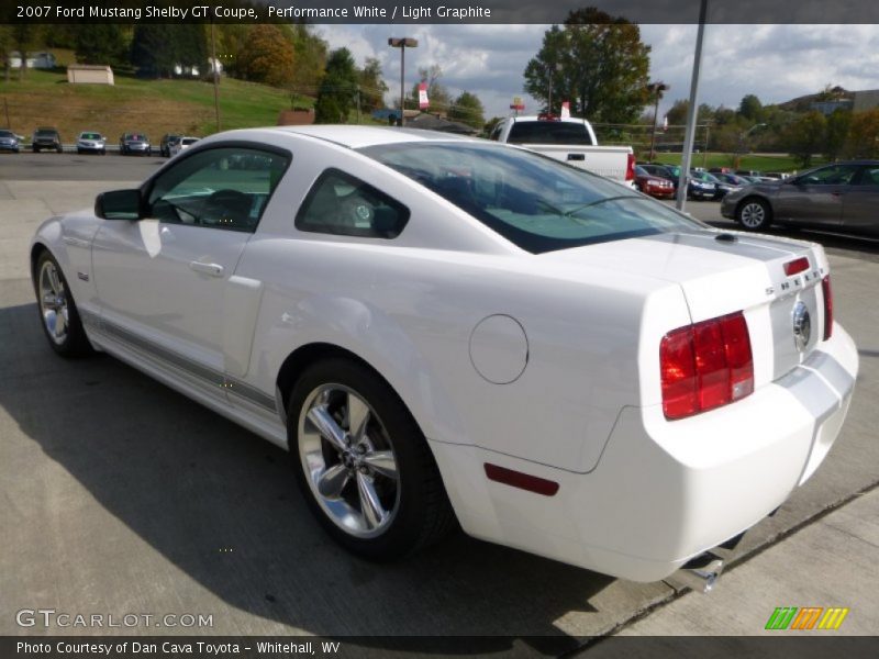 Performance White / Light Graphite 2007 Ford Mustang Shelby GT Coupe