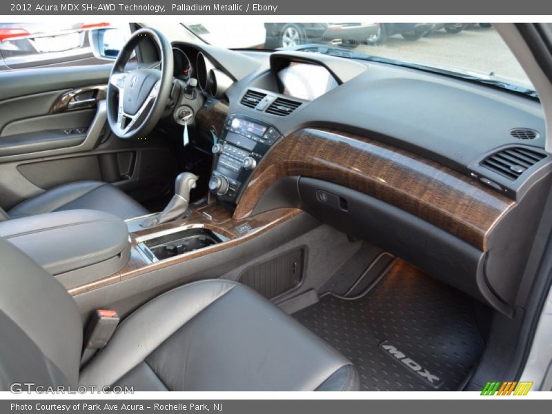 Palladium Metallic / Ebony 2012 Acura MDX SH-AWD Technology