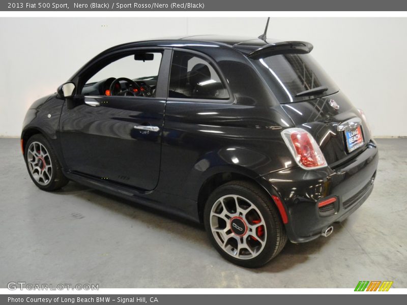 Nero (Black) / Sport Rosso/Nero (Red/Black) 2013 Fiat 500 Sport
