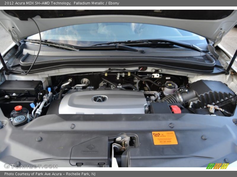 Palladium Metallic / Ebony 2012 Acura MDX SH-AWD Technology