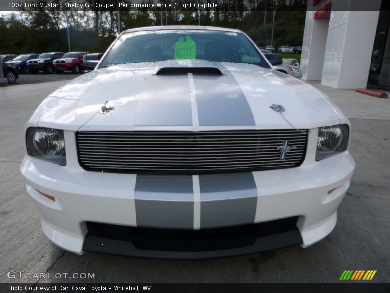 Performance White / Light Graphite 2007 Ford Mustang Shelby GT Coupe