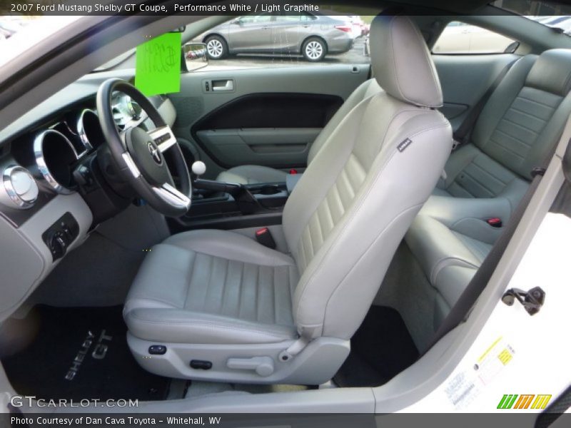  2007 Mustang Shelby GT Coupe Light Graphite Interior