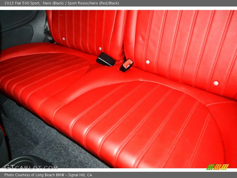Nero (Black) / Sport Rosso/Nero (Red/Black) 2013 Fiat 500 Sport
